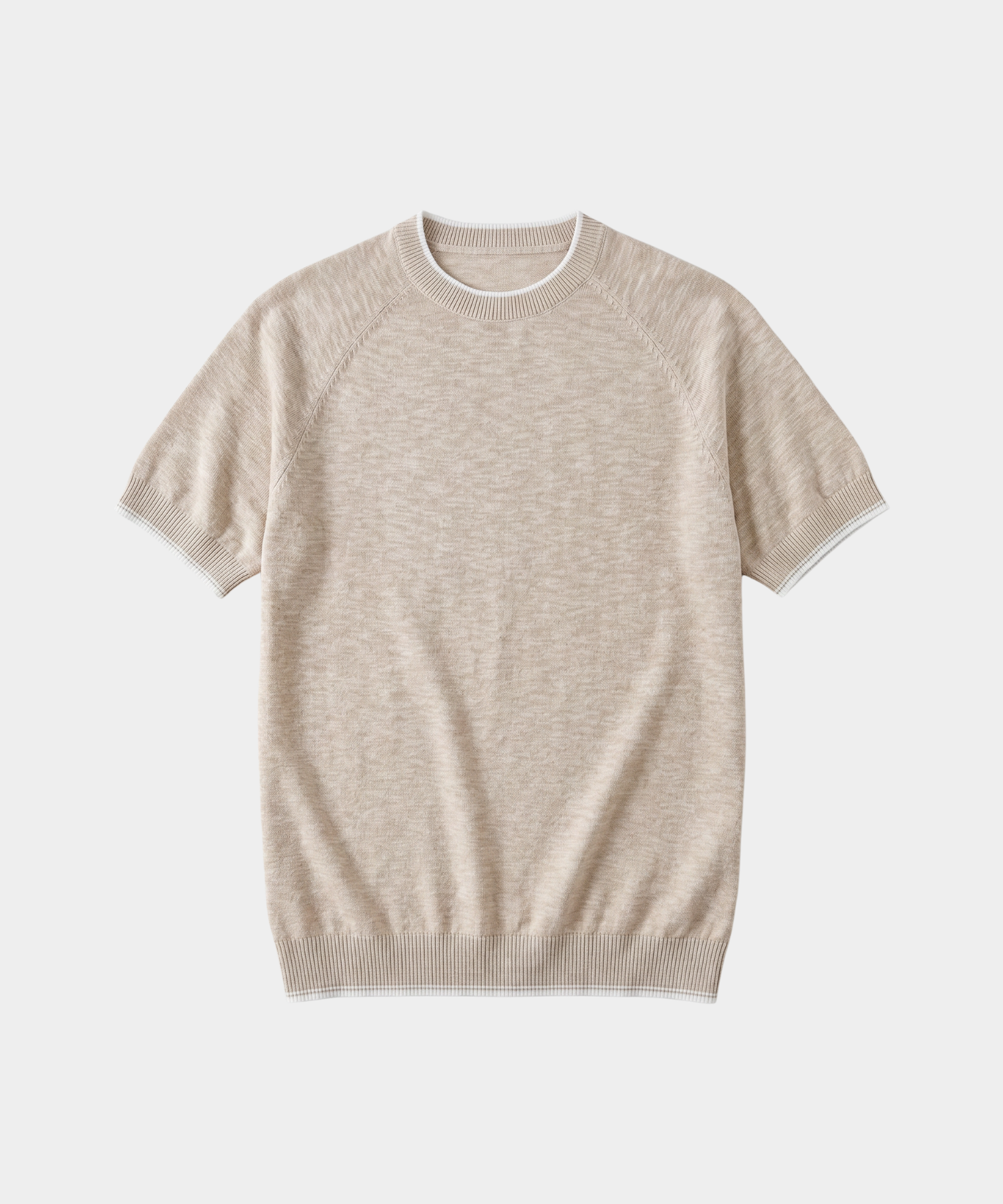 Capri Tricou Contrastant din In