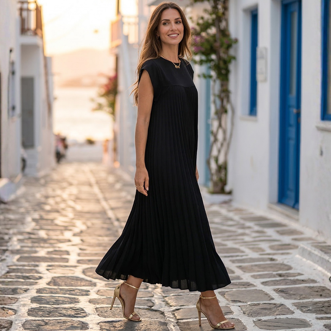 Chrysanthe - Rochie Confortabilă Atemporală