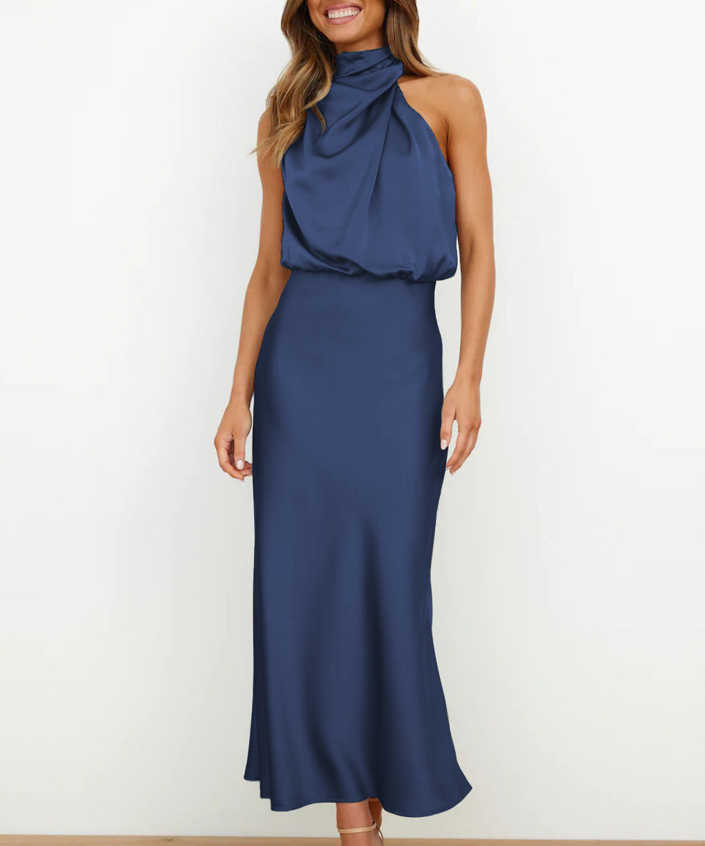 Victoria București | Rochie Elegantă de Seară cu Decolteu Halter
