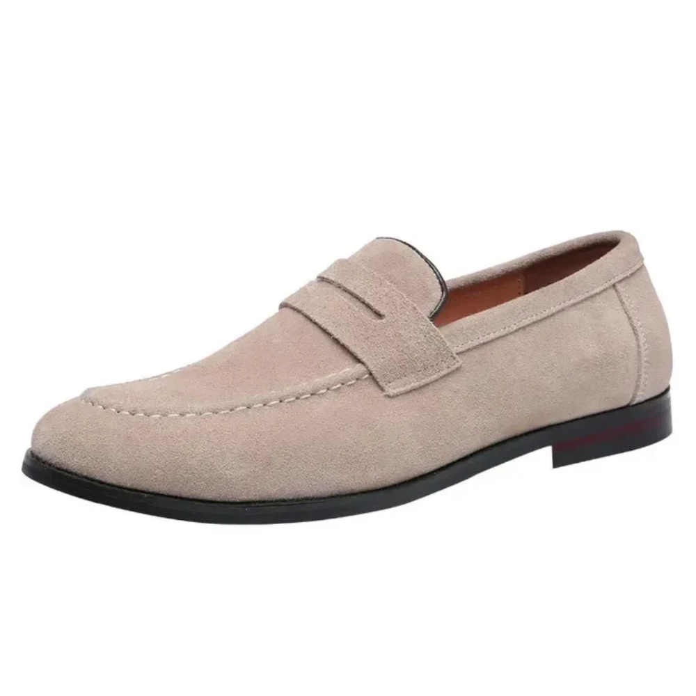 Pantofi de Vară din Piele Întoarsă