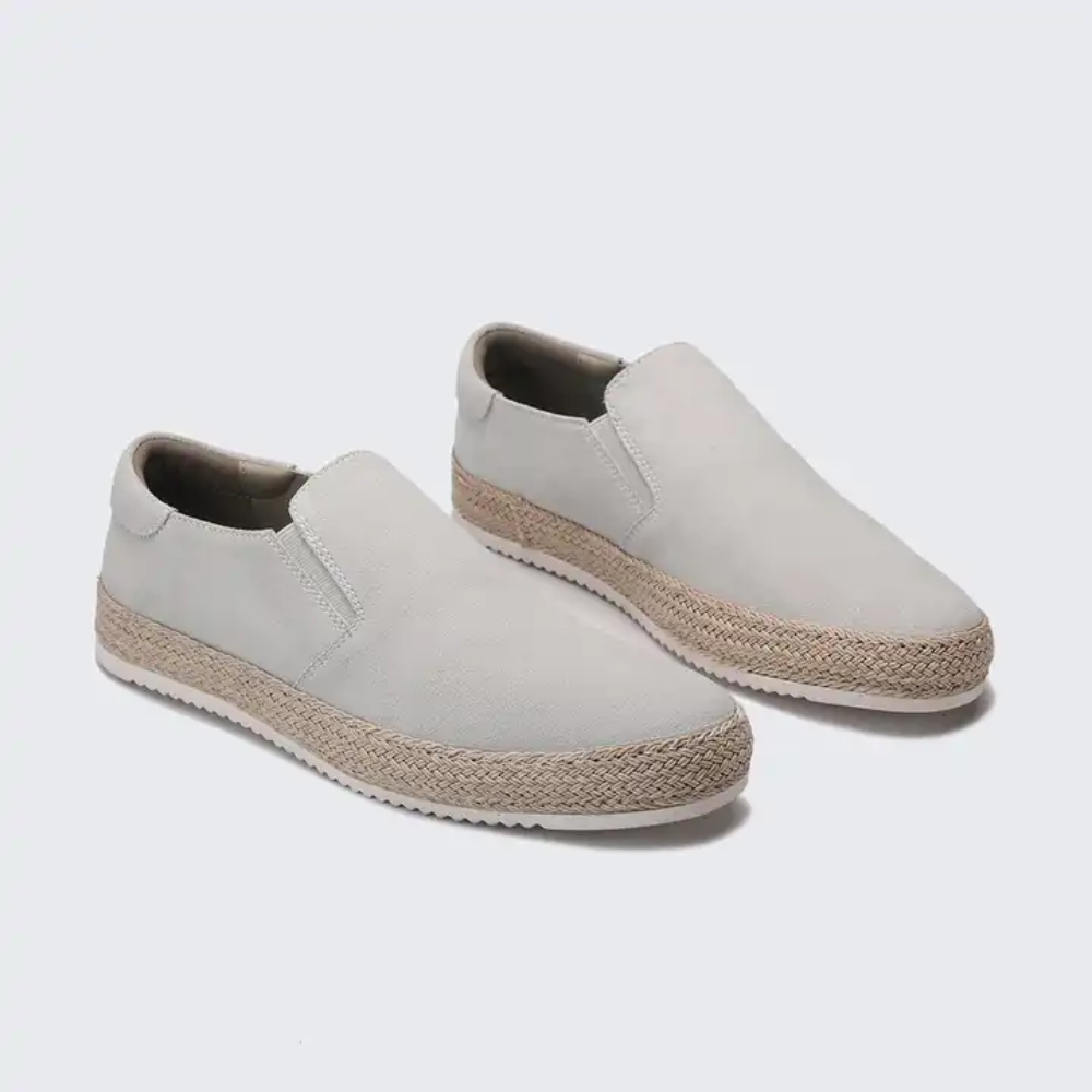 Pantofi de Vară din Piele Întoarsă