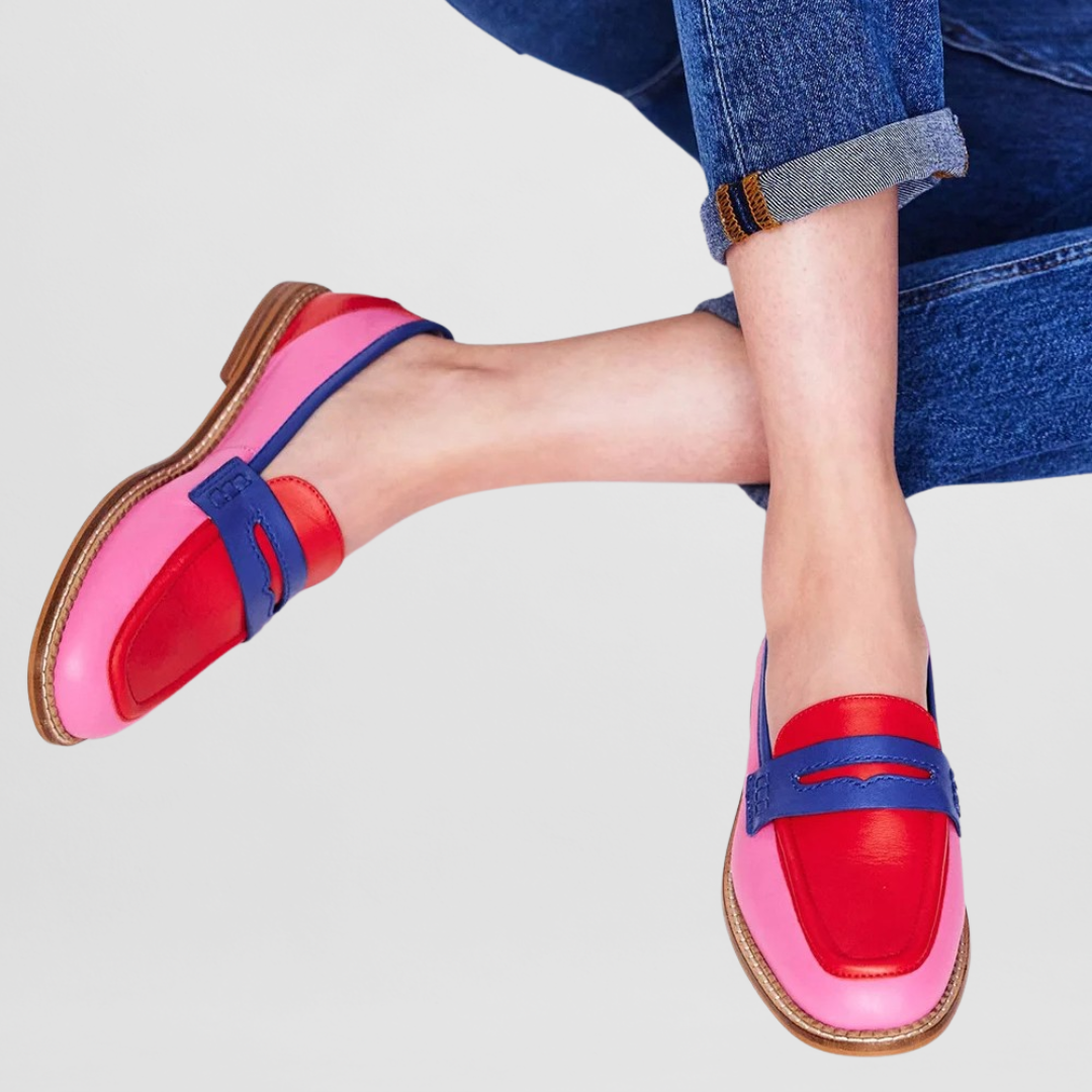 Markéta Mocasinini Eleganți Confortabili Universali Din Piele