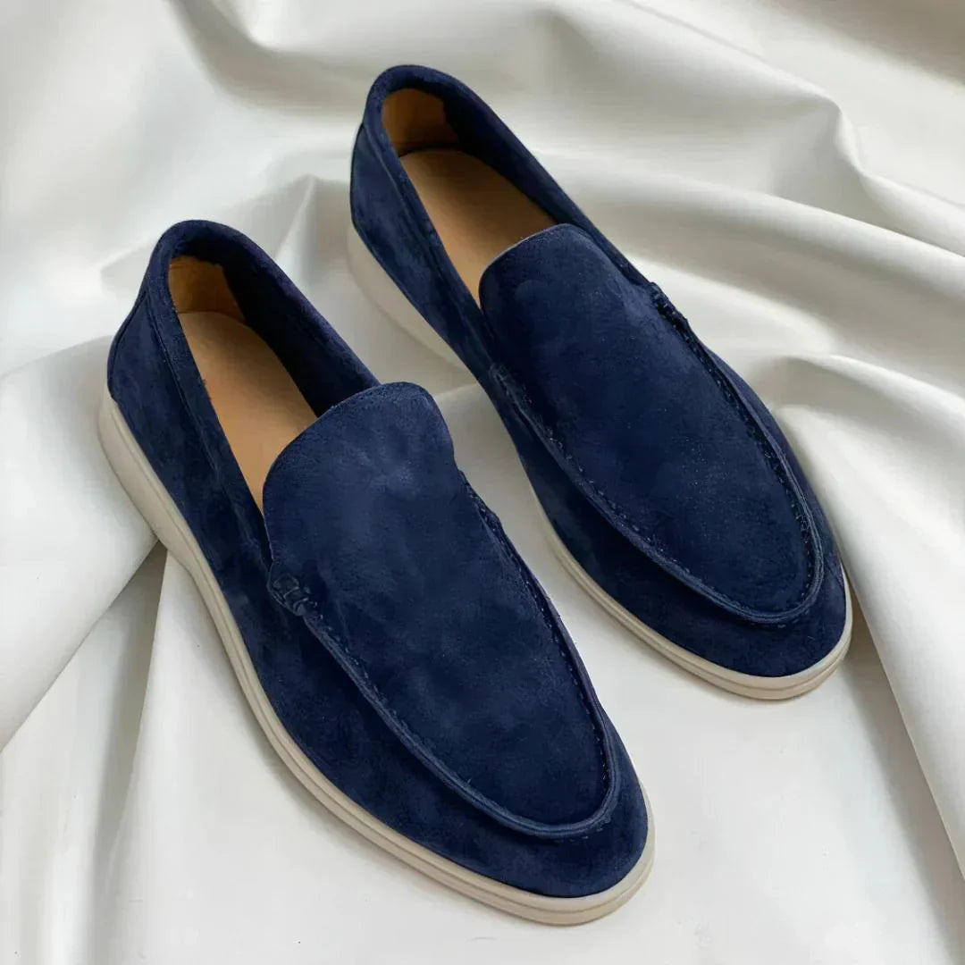 Pantofi Eleganți din Piele Întoarsă