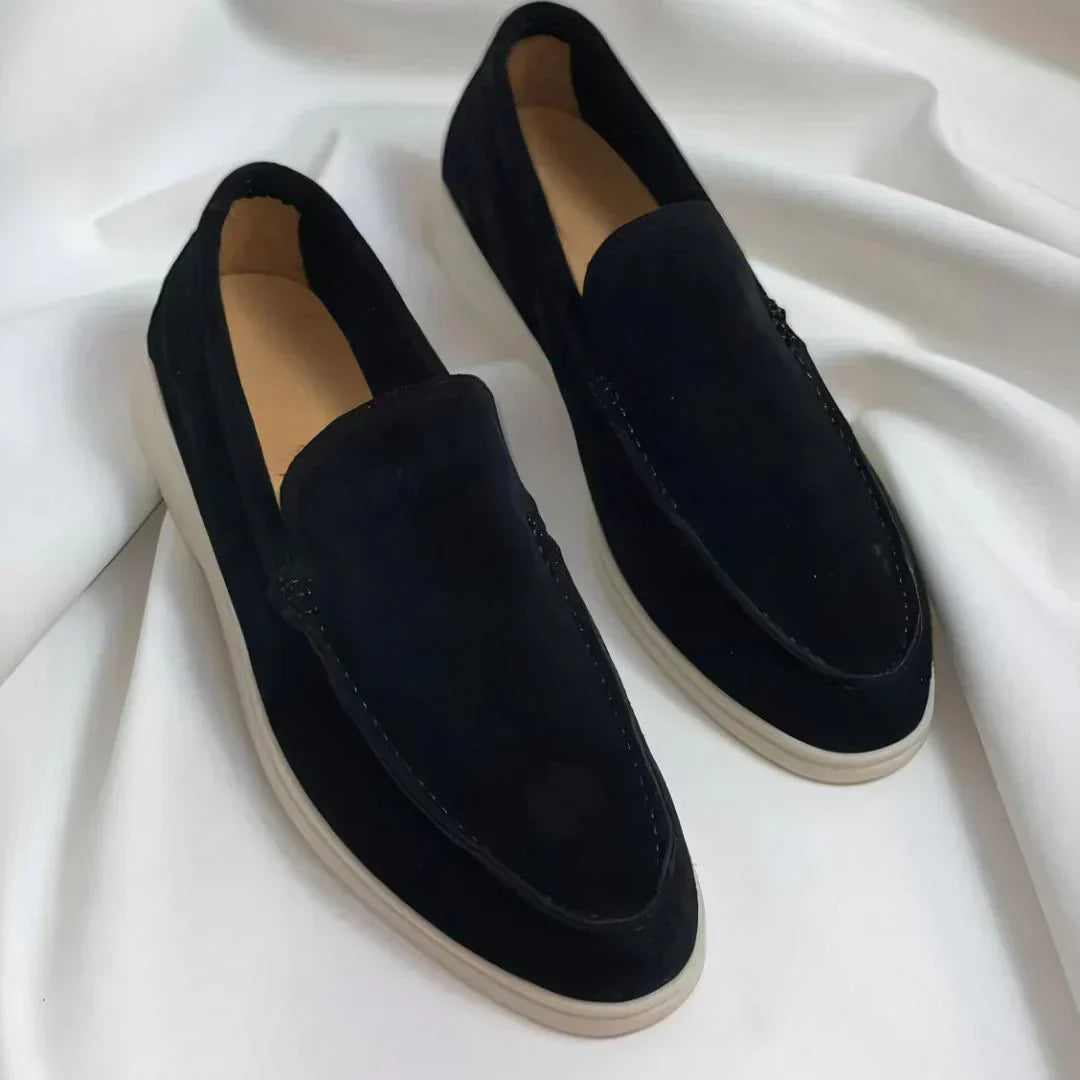 Pantofi Eleganți din Piele Întoarsă