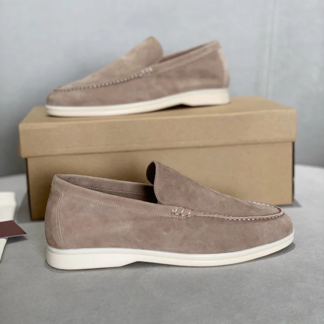 Mocasini Chic din Piele Întoarsă