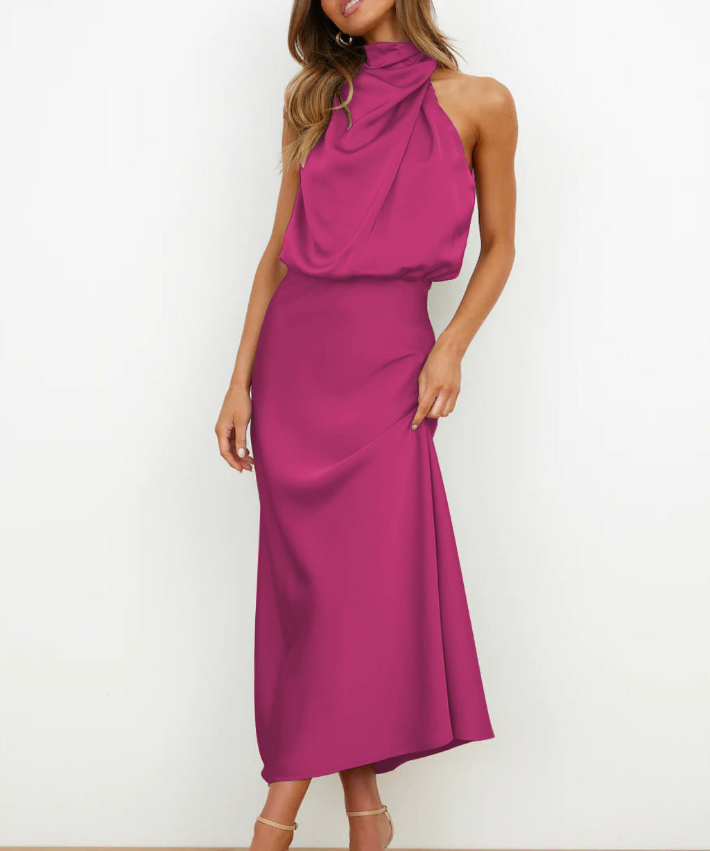 Victoria București | Rochie Elegantă de Seară cu Decolteu Halter