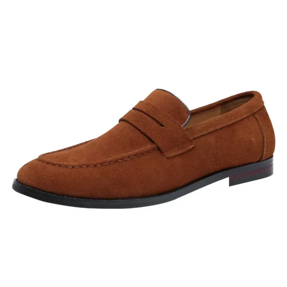 Pantofi de Vară din Piele Întoarsă