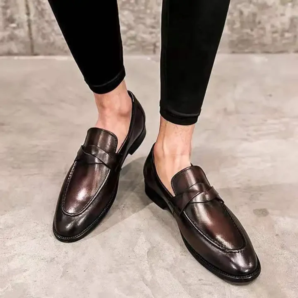 Mocasini Chic din Piele