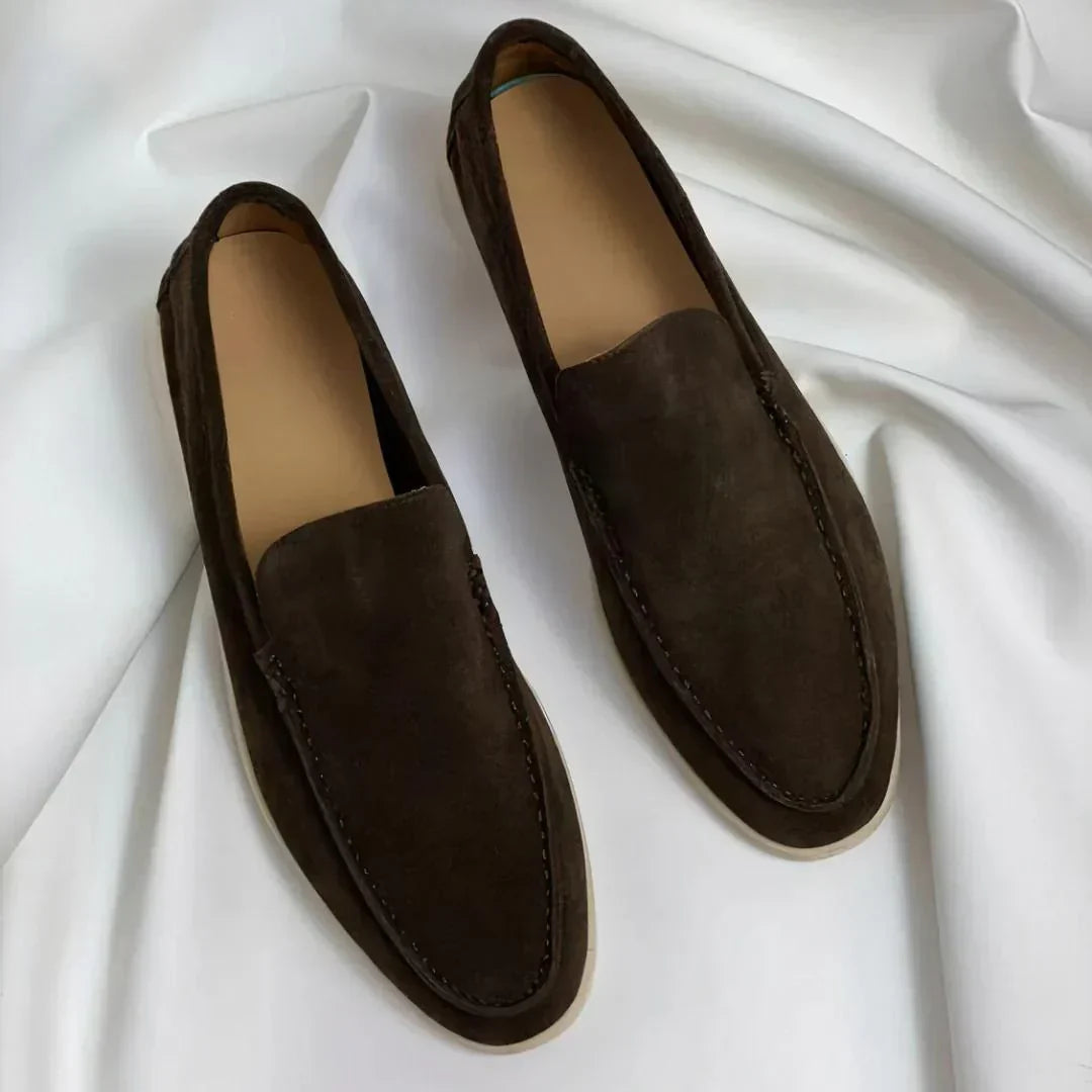 Mocasini Eleganți din Piele Întoarsă