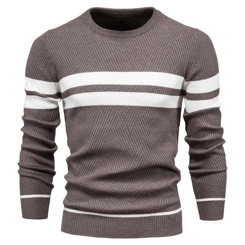 Kaufmann™ | Pulover Bărbătesc Modern cu Dungi