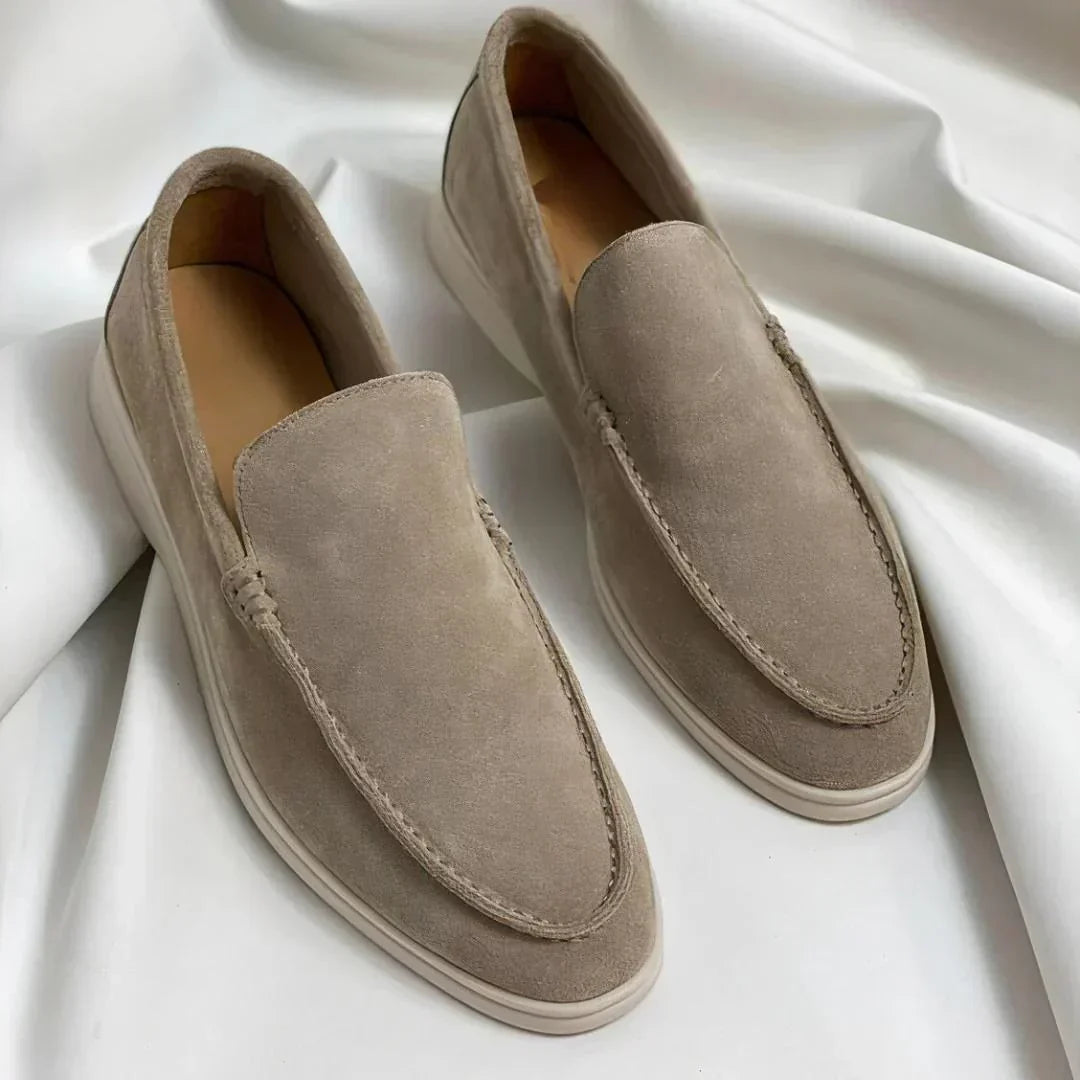 Mocasini Eleganți din Piele Întoarsă