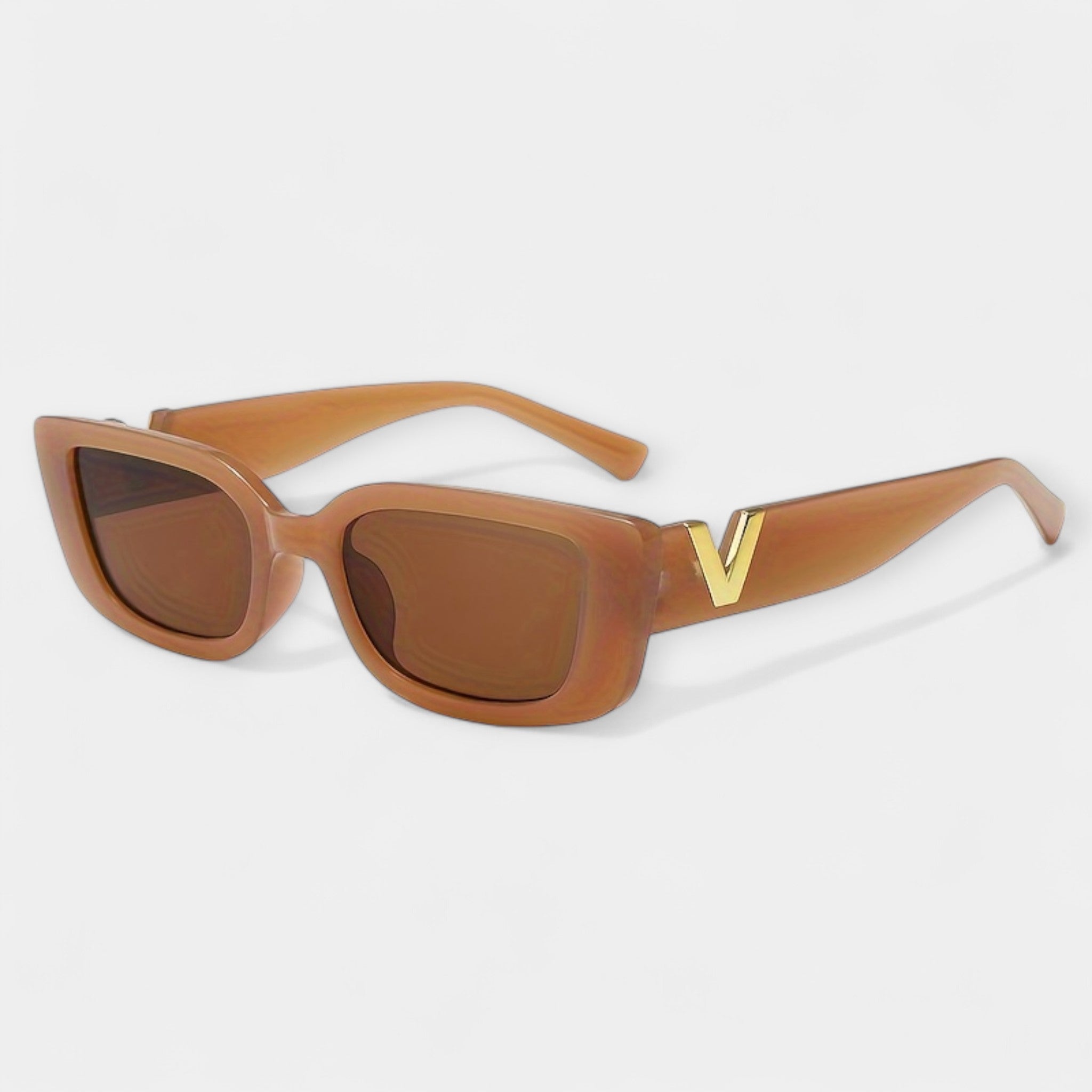 Ochelari de Soare Pătrați din Metal Magdaléna Elegant