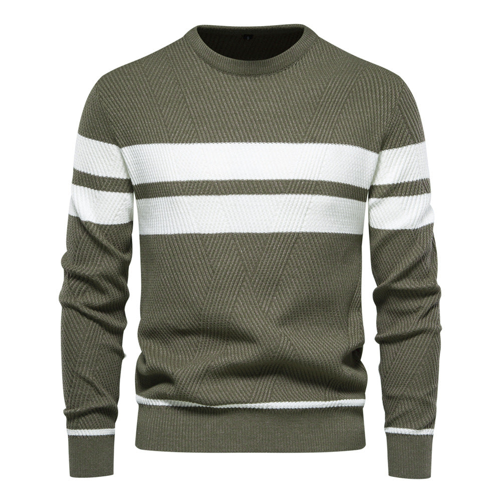Kaufmann™ | Pulover Bărbătesc Modern cu Dungi