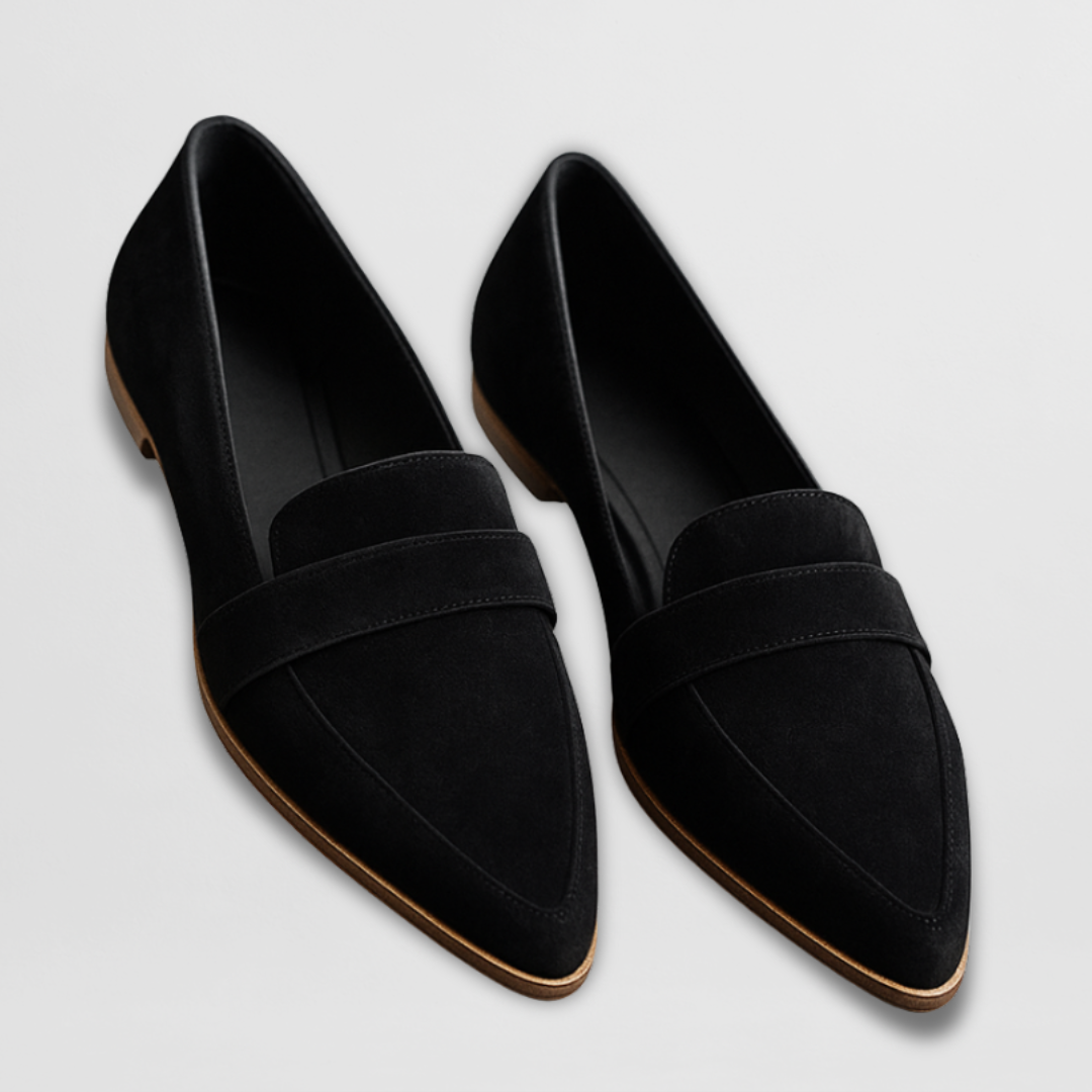 Mocasinini Eleganți din Piele Magdaléna cu Vârf Rafinat