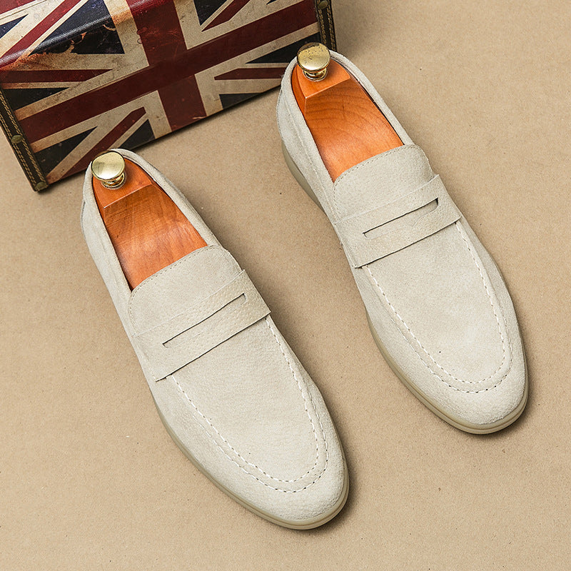 Mocasini din Piele Întoarsă Firenze Chic