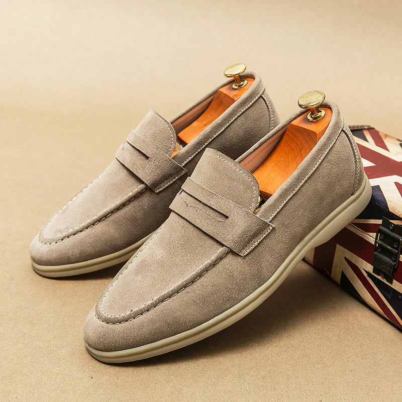 Pantofi din Piele Întoarsă Firenze Chic