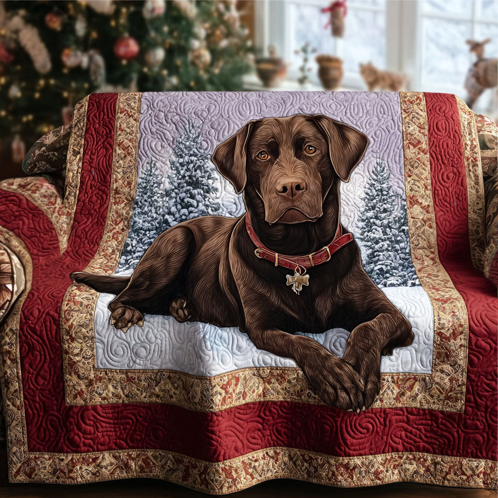 Cristina - Husă matlasată pentru canapea, Labrador retriever