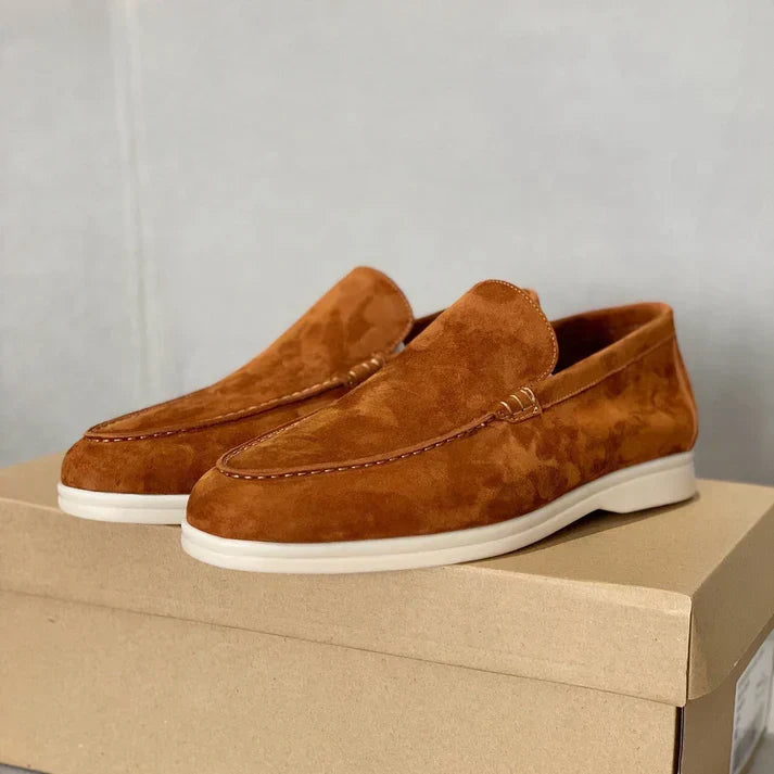 Mocasini Chic din Piele Întoarsă