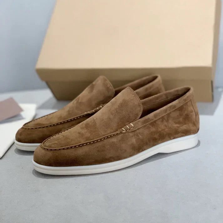 Mocasini Chic din Piele Întoarsă