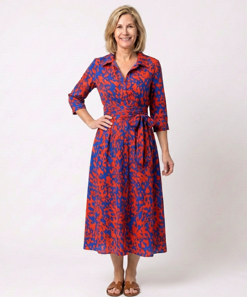 Claire | Rochie Midi cu Curea
