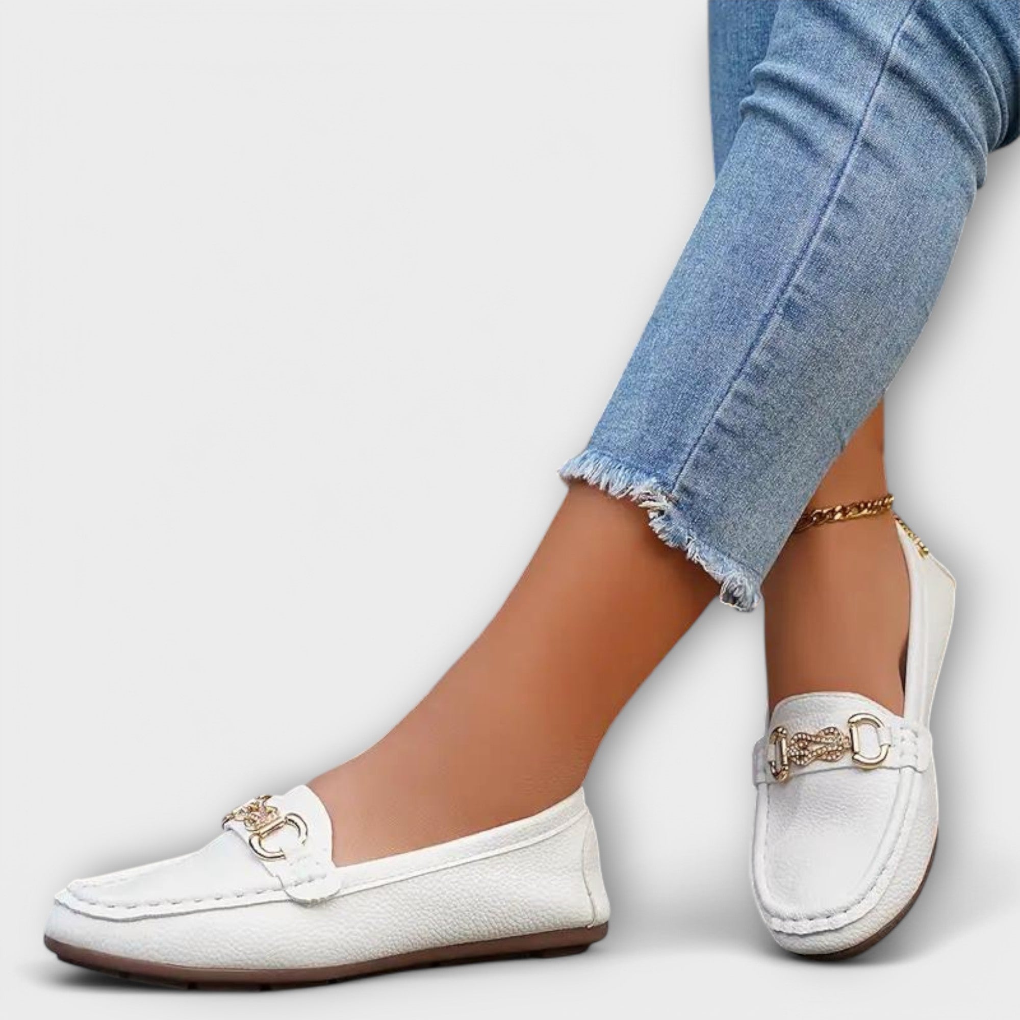 Sára Mocasinin Sophisticat Slip-on Clasic din Piele