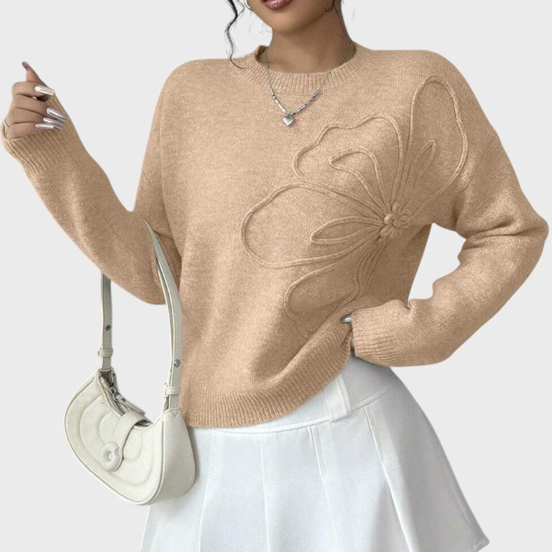 Zdenka | Pulover Tricotat Floral