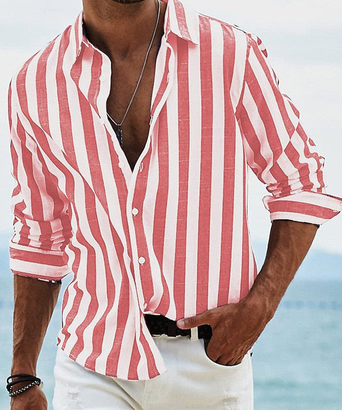 Michael | Cămașă Riviera cu Dungi