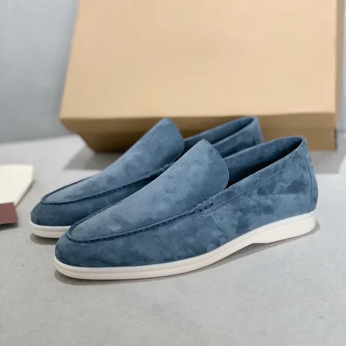 Mocasini Chic din Piele Întoarsă