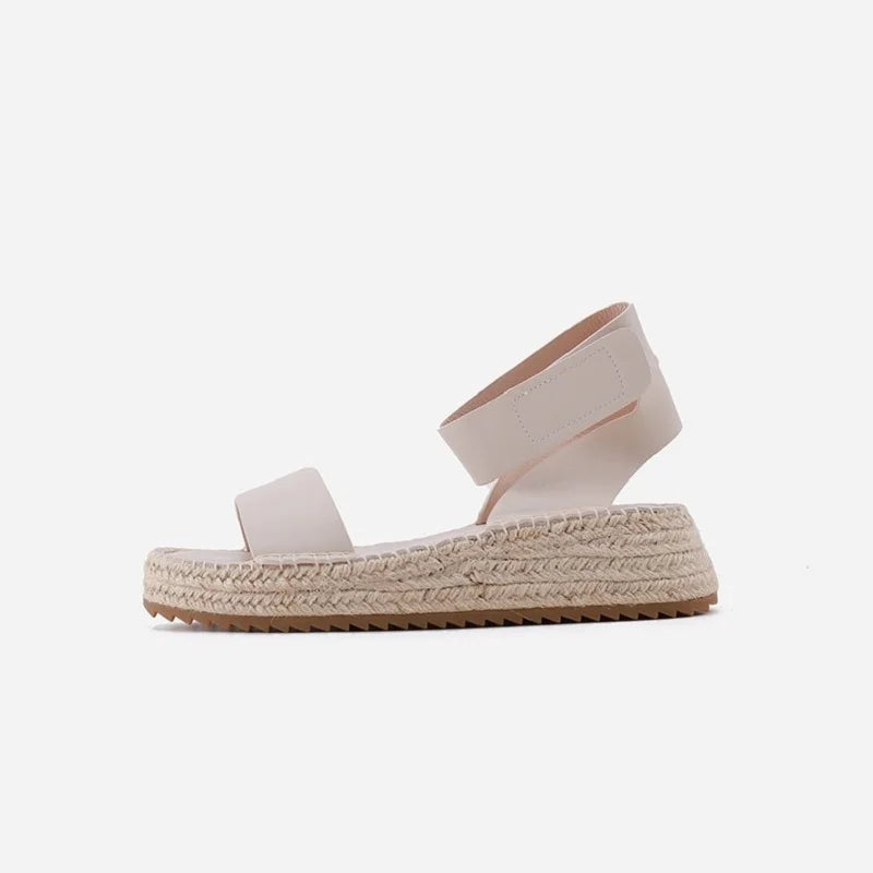 Sandale Clasice din Piele pentru Femei, cu Curele