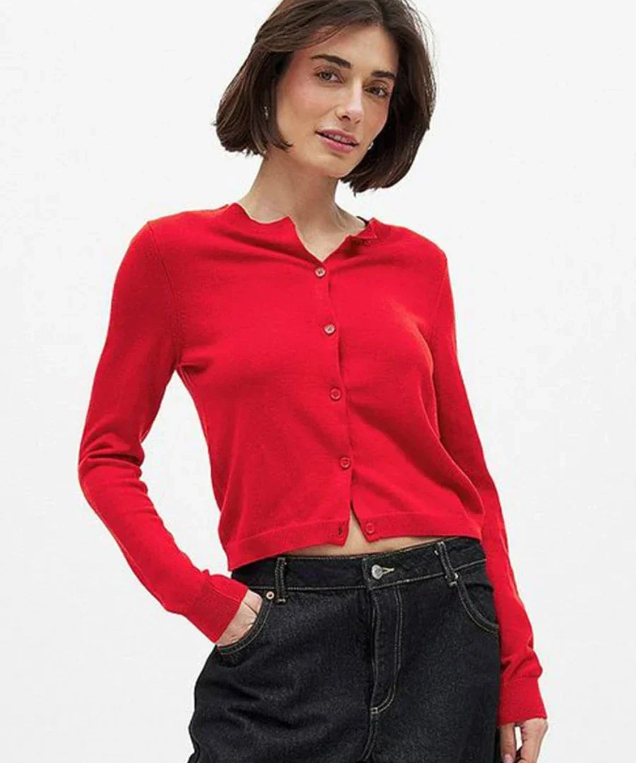 Cardigan tricotat cu nasturi Camille