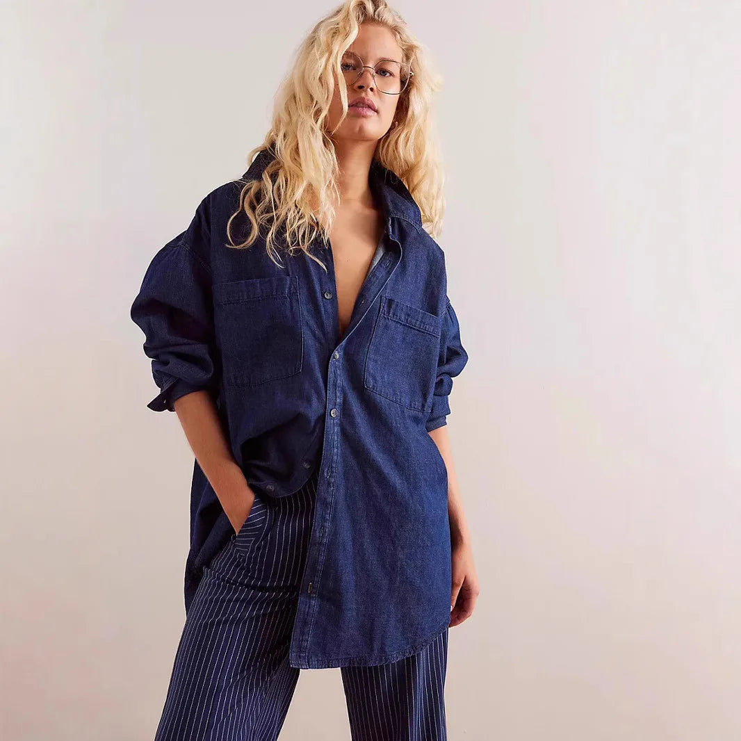 Cămașă Denim Spălăcită