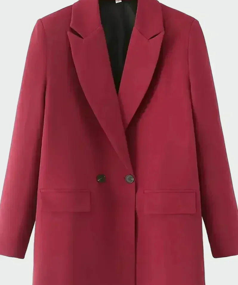 Sacou oversized cu croială modernă