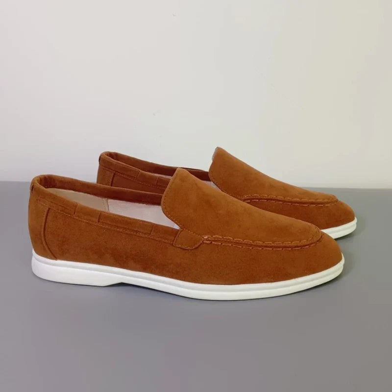 Mocasini din Piele Întoarsă Premium