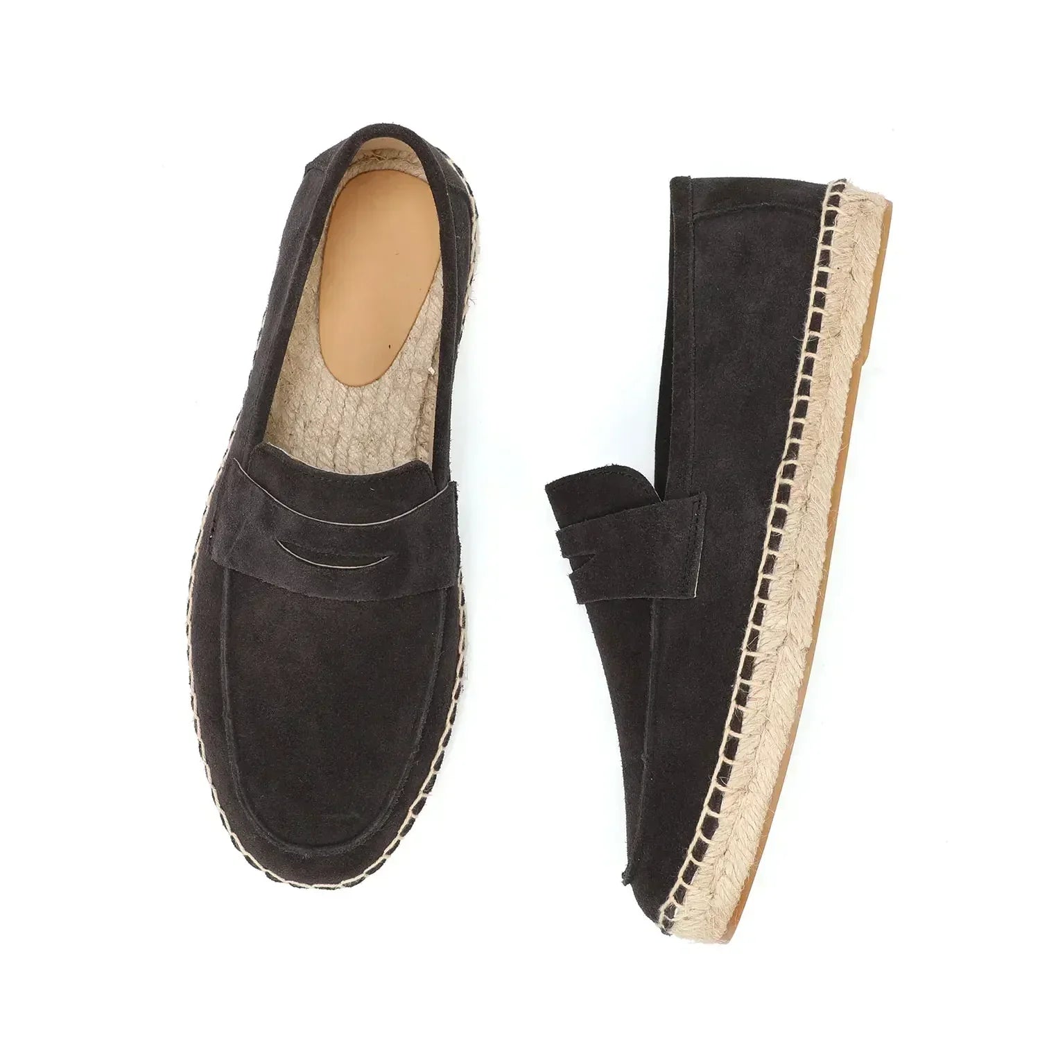 Espadrile Elegante din Piele Întoarsă