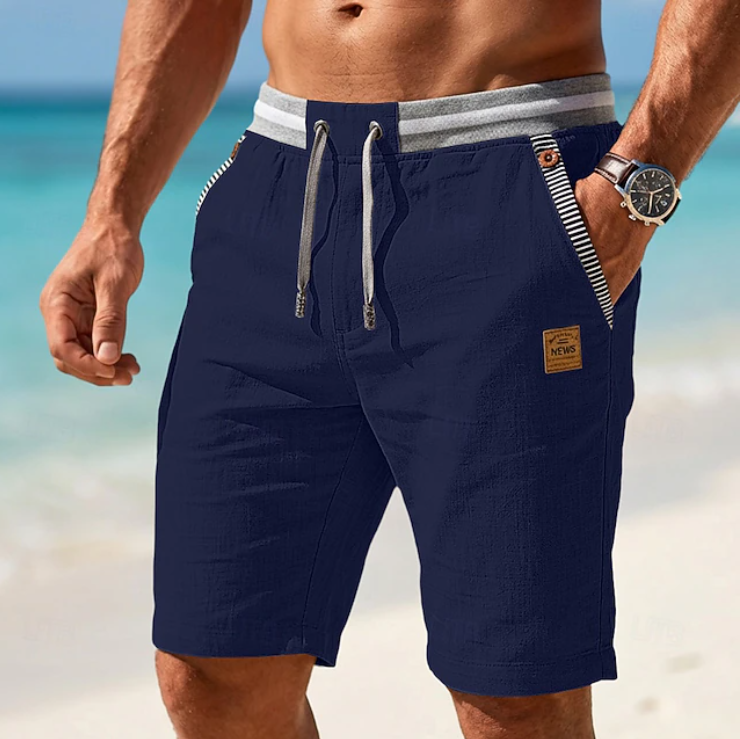 Mason | Pantaloni Scurți Ușori de Vară cu Șnur