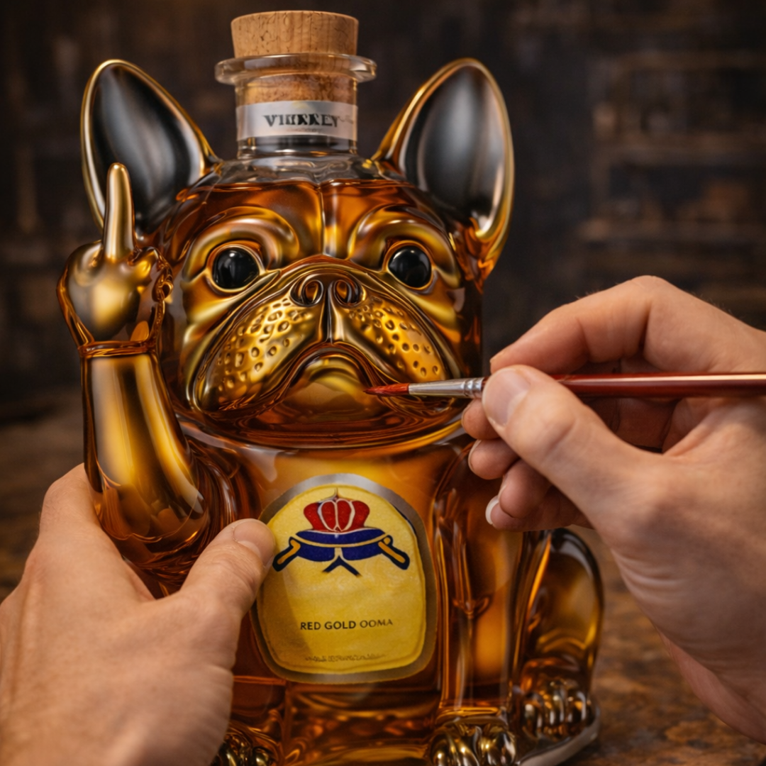 Victoria București | Sticlă de Whiskey – Ediția Prieten Canin