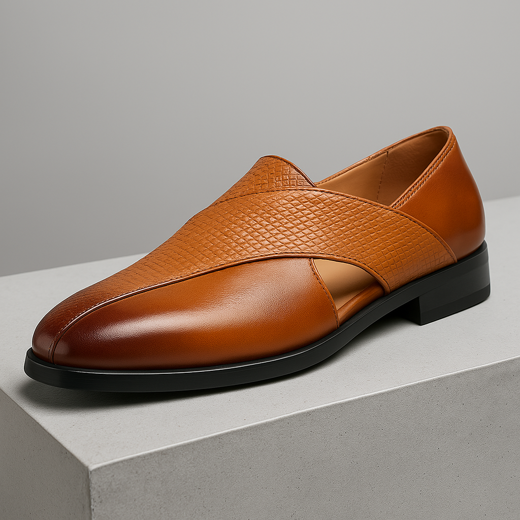 Mocasini Vintage din Piele