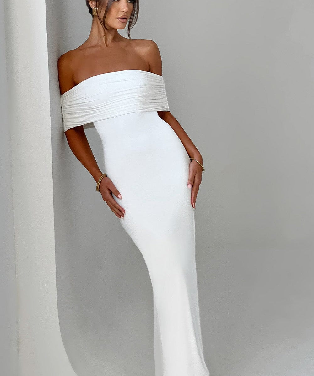 Victoria București | Rochie Lungă Bardot Fină