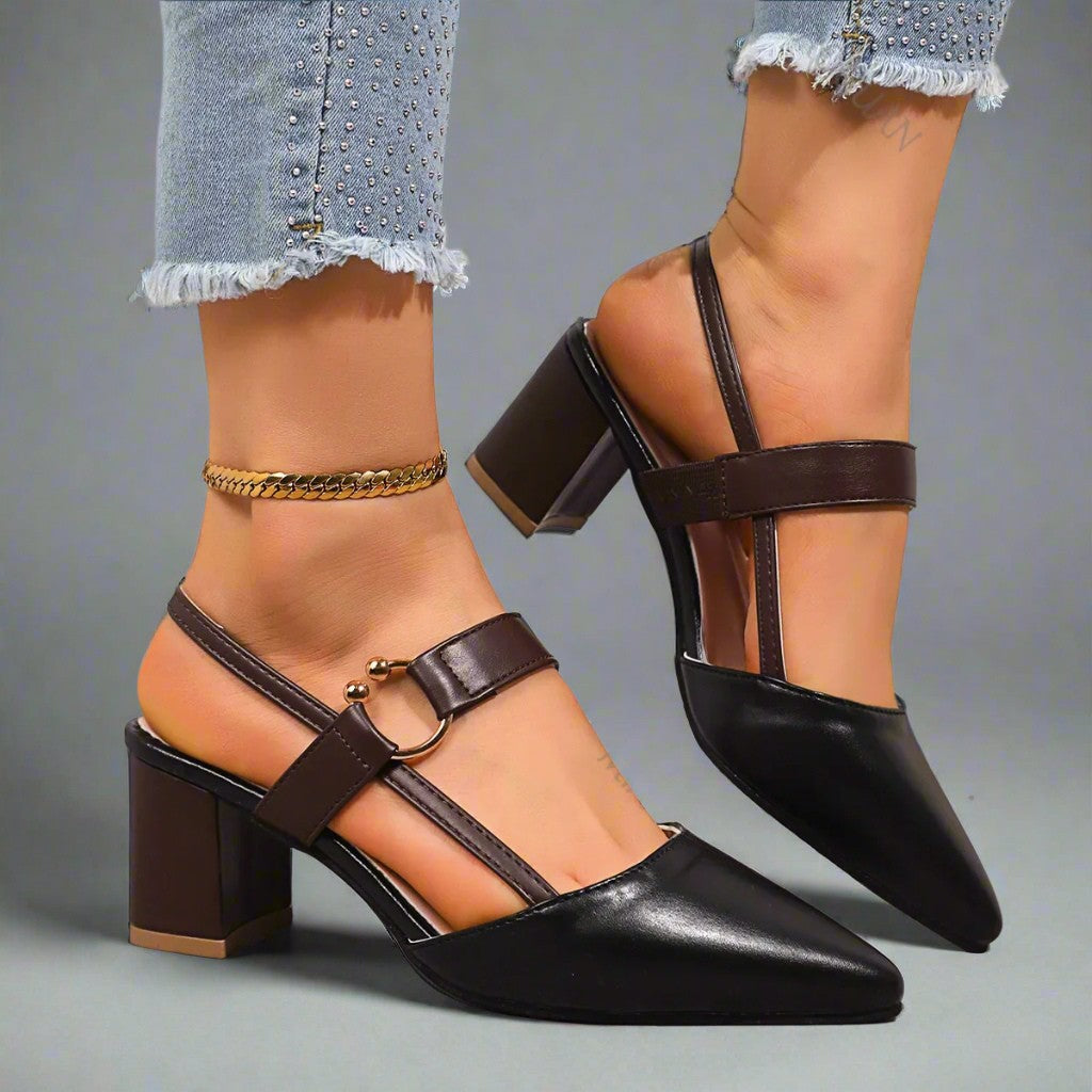 Avelina - Pantofi eleganți cu toc înalt