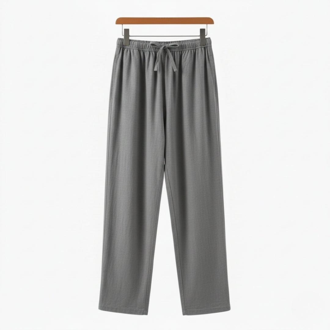 Fez - Pantaloni din In (Croială Oversized)