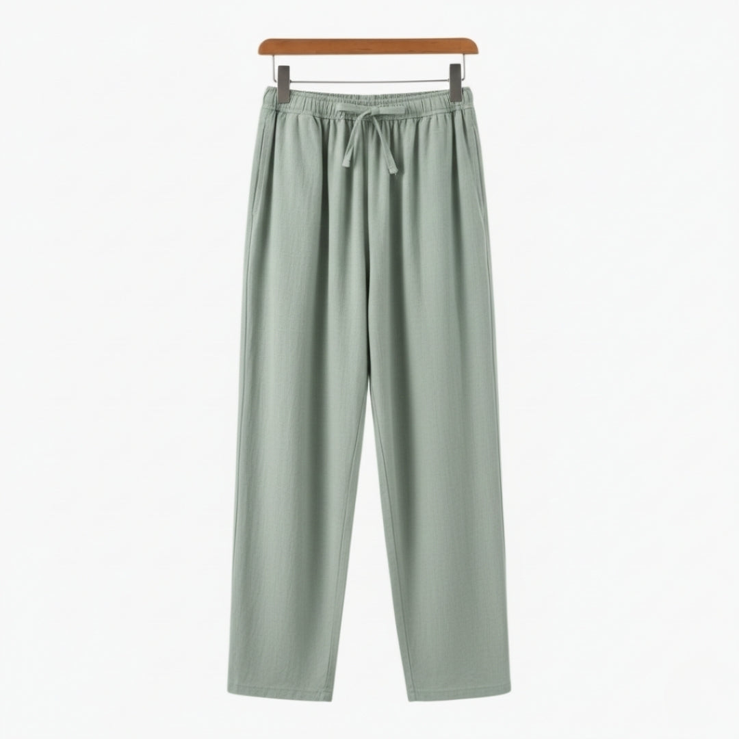 Fez - Pantaloni din In (Croială Oversized)