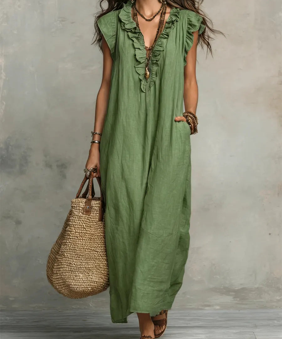 Kamélia | Rochie Lungă Boemă