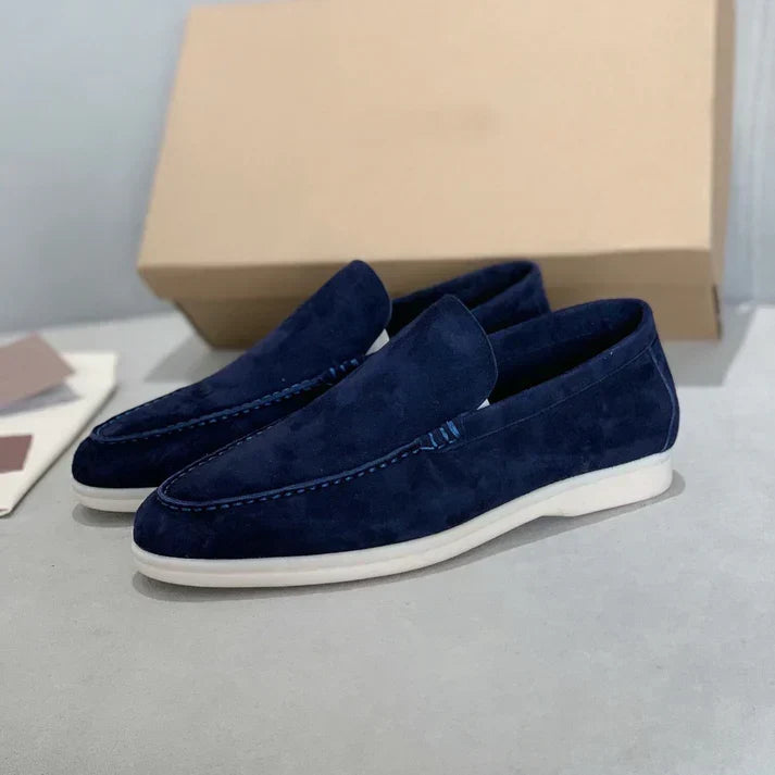 Mocasini Chic din Piele Întoarsă