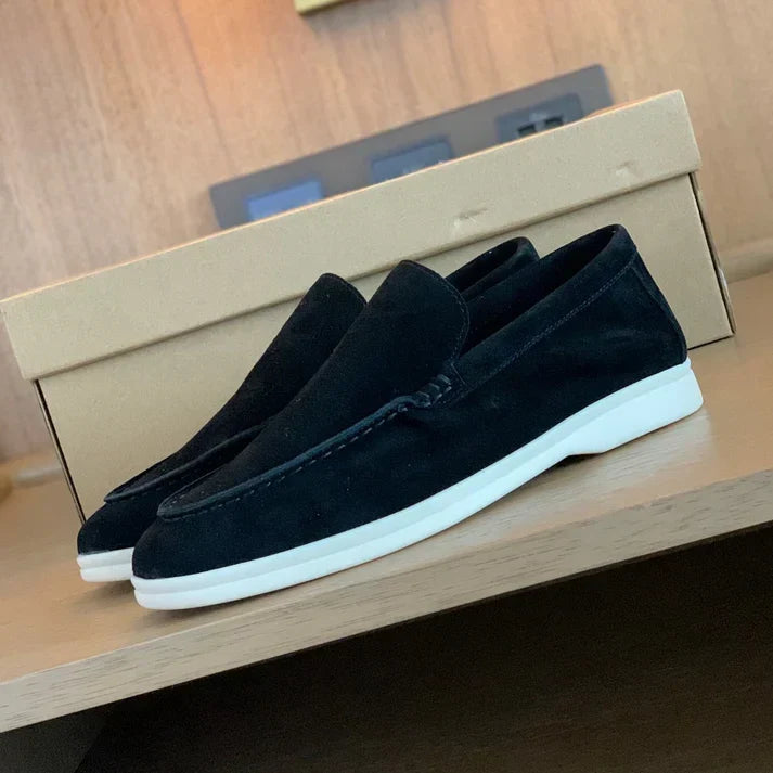 Mocasini Chic din Piele Întoarsă