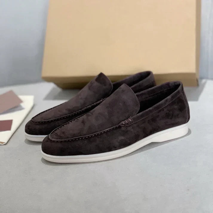 Mocasini Chic din Piele Întoarsă